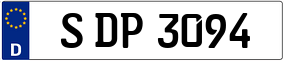 Truck License Plate